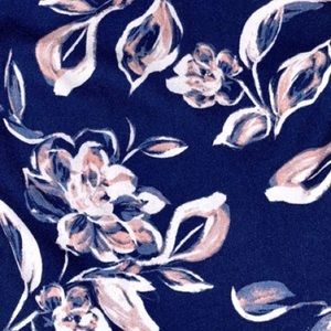 Fit & Flare Floral Tea Length Garden Party Midi